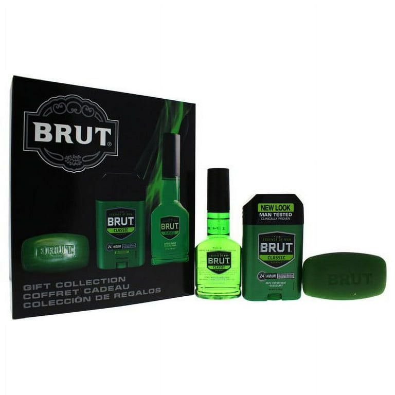 Brut Classic by Brut 3 Piece Gift Set for Men