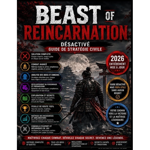 Beast of Reincarnation DÃ©sactivÃ©guide de StratÃ©gie Civile, (Paperback)