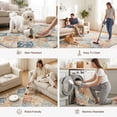 thumbnail image 5 of ICEANT 3'x5' Non-Slip Doormat with Gripper, Boho Vintage Style Area Rug Machine Washable Aesthetic Throw Carpet for Bedroom Living Room, MultiColor, 5 of 5