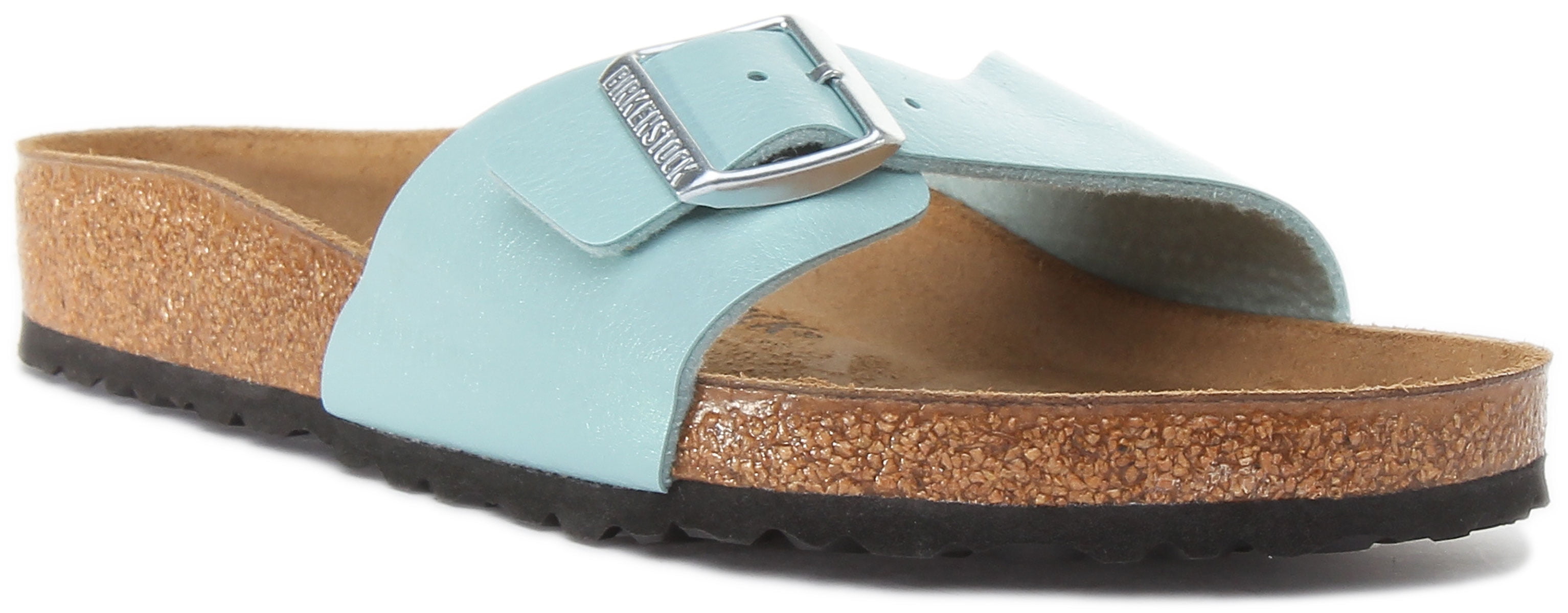 birkenstock madrid graceful faded aqua