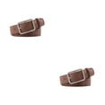 thumbnail image 4 of crativent ple Design PU Leather Belt Buckle Adjustable Waistband Casual Style Waist Accessory coffee 2Set, 4 of 6