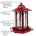 thumbnail image 4 of Perky-Pet Brick Red Gazebo Wild Bird Feeder - 3.5 lb Capacity, 4 of 5