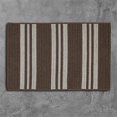 thumbnail image 1 of Colonial Mills Rug UH09R024X108S 2 x 9 ft. Sunbrella Southport Stripe Braided Rug  Mink, 1 of 1