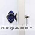 thumbnail image 7 of Set of Six Mirror Melon Glass Knobs, 7 of 7