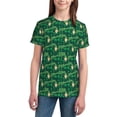 thumbnail image 3 of Wukai St Patrick's Day9 Youth Unisex Short Sleeve T-Shirt for Boys, Girls, Teens, and Kids-Large, 3 of 7