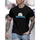 thumbnail image 1 of Volleyball Print T Shirt, Tees for Men, Casual Short Sleeve T-shirt for Summer, 1 of 5