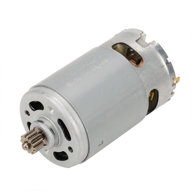 Ccdes Industrial Two-speed 12 Teeth Gear DC Motor for Electric Drill Machine Tool Accessories, 12 Teeth Motor,Motor
