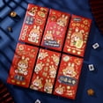 thumbnail image 1 of pitrice Spring Festival cartoon red envelope with personalized creativity, New Year's red envelopes with cute red envelopes, 1 of 2