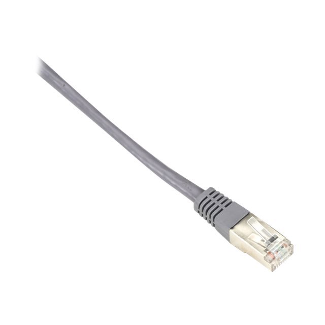 Black Box - Network cable - RJ-45 (M) to RJ-45 (M) - 6 ft - screened shielded twisted pair (SSTP) - CAT 5e - molded, stranded - gray