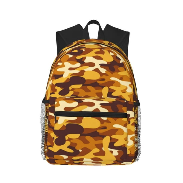 Disketp Desert Camouflage Mochila Ligera Clásica con Múltiples Bolsillos, Mochila Casual para Hombre y Mujer, Ideal para Escuela, Trabajo y Viajes