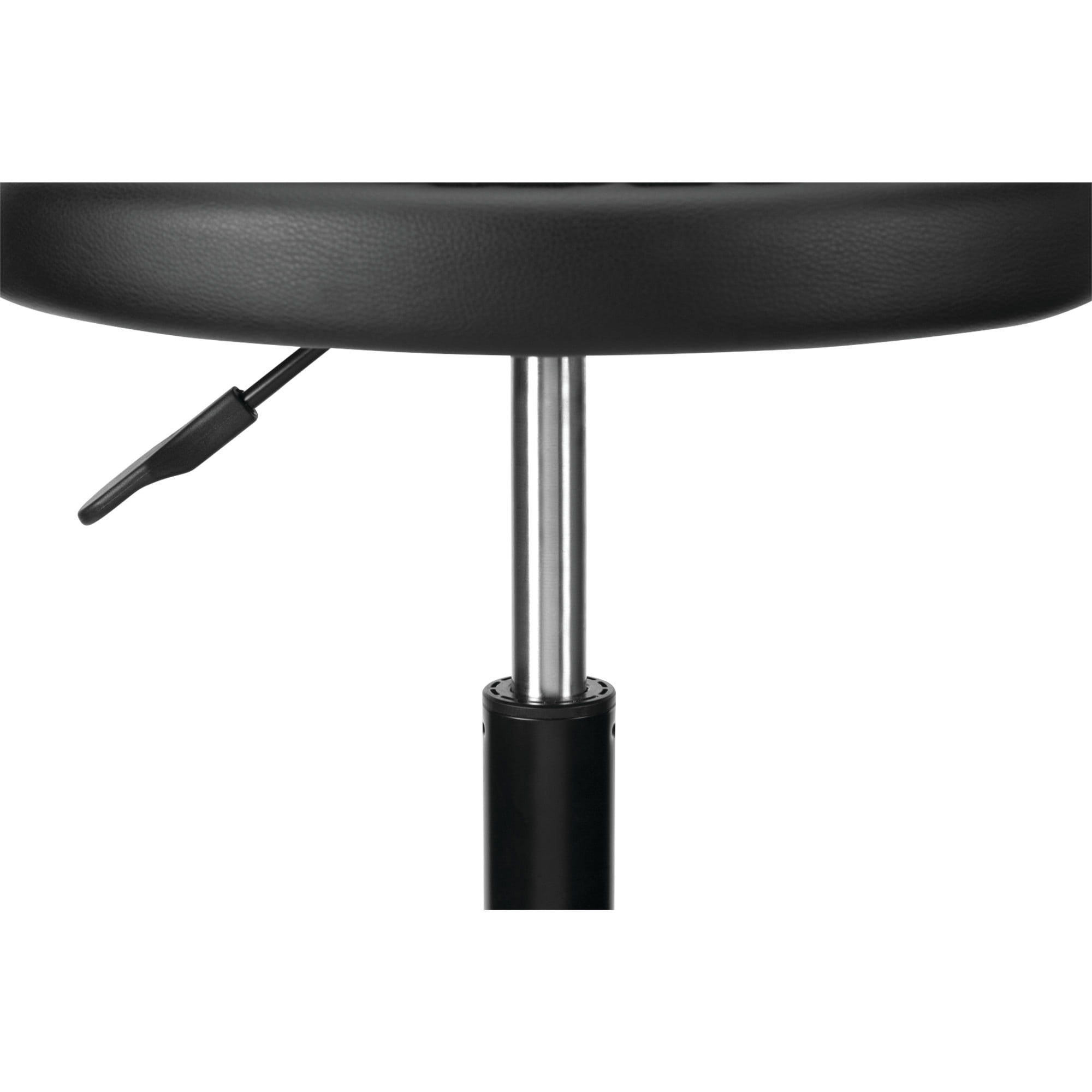 Performance Tool W85011 Pneumatic Swivel Bar Stool with Back Support, 360-Degree Swivel, Heavy Duty Steel Frame, Black