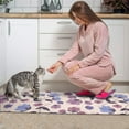 thumbnail image 3 of Pioneer Flower Floral Print Pattern Kitchen Rugs Sets Of 2,Anti Fatigue Kitchen Mat Rugs Non Slip Washable,Decorative Kitchen Floor Mats for Kitchen,Sink,Laundry,17"x30"+17"x47", 3 of 7