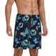 thumbnail image 2 of Fotbe Blue Butterfly Pantalones Cortos de Pijama para Hombre, Ropa de Dormir, Pantalones de Pijama Cortos para Hombre-Small, 2 of 6