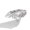 02 White K 0851, variant on Dating Rings Flower Open Rings Adjustable Finger Rings Flower Open Rings Finger Jewelry Suitable for Party Daily Wear