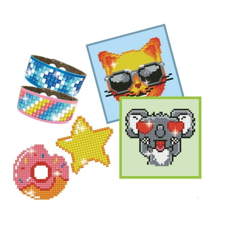 UPC: 4897073245355 | DIAMOND DOTZ ® – Variety Dotzies Kit 6 Projects Round Dotz Diamond Painting Kits Diamond Art Kits for Adults Gem Art Diamond Art Diamond Dotz Kits