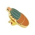 thumbnail image 2 of PinMart's Potted Melocactus Cactus with Flower Enamel Lapel Pin, 2 of 3