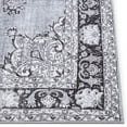 thumbnail image 3 of Well Woven Mareva Machine Washable Grey Vintage Oriental Medallion Area Rug, 3 of 6