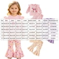 thumbnail image 3 of Nwiuh Toddler Pajama Outfit Set Kids Slim Fit Tops and Pants Boys Girls Lounge Sets Loungwear Sleepwear (Pink, 6-12 Months), 3 of 6