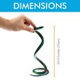thumbnail image 4 of 4 Pieces Realistic Rubber Fake Snake Toy 29 Inch Long, Green & Black Gag Snakes for Pranks, Practical Jokes and Halloween Decoration (29 Inch 4pc), 4 of 7