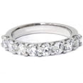 thumbnail image 4 of Pompeii 1 1/2 Ct U Shape Prong Diamond Wedding Ring 14K White Gold (H/I,I1-I2), 4 of 4