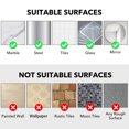 thumbnail image 2 of 2 Pack Shower Caddies Bathroom Organizer Shower Basket No Drilling Wall Mounted Shower Rack Gray with Self-Adhesive Shower Bathroom Shelves for Soap and Shower Gel Stainless Steel, 2 of 7