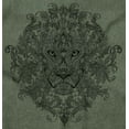 thumbnail image 2 of Spirit Animal King of the Jungle Lion Plus Size Crewneck Graphic Tee Shirt Brisco Brands 5X, 2 of 5