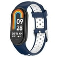 thumbnail image 1 of Two Tone Silicone Strap with Metal Connector for Watches Silica Gel for Style, 1 of 6