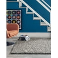 thumbnail image 2 of Unique Loom 3126198 6 x 9 ft. Solid Shag Rectangular Rug, Cloud Gray, 2 of 2