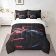 thumbnail image 2 of Homewish Racing Car Bedding Comforter Set 7 Pieces for Teens Boys Girls,Extreme Sport Full Bedding Set Lightweight,Car Theme Fitted Sheet Flat Sheet,Microfiber Bedroom Decor,Reversible, 2 of 8