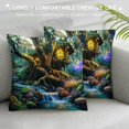 thumbnail image 3 of Patifu Fairy House Graphic Decorative Cushion Cover for Home Couch Living Room Bed Sofa - Short Plush Material 18x18in, 3 of 5