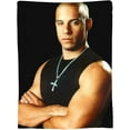 thumbnail image 3 of Blanket Vin Diesel Ultra-Soft Micro Fleece Wollen Blankets Throw Blankets Carpet Gift for Home Decoration,Decor Sofa,Office,Dormitory Bed car Camp Couch All Seasons, 3 of 6