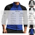 thumbnail image 4 of Lyrehush Track Jackets for Men Color Block Long Sleeve Sweatshirts Relaxed Fitted Zip up Sport Jacket, 4 of 5
