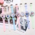 thumbnail image 3 of Montre Enfant Fille Dessin Animé Quartz Frozen Montre LED Flash - 1, 3 of 4