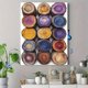 thumbnail image 4 of Qisvanset 12x16 Inch 2D Flat Framed Canvas Art, Pastel Grunge Wood Tree Ring Abstract Minimalist Boho Home Wall Art, 4 of 5