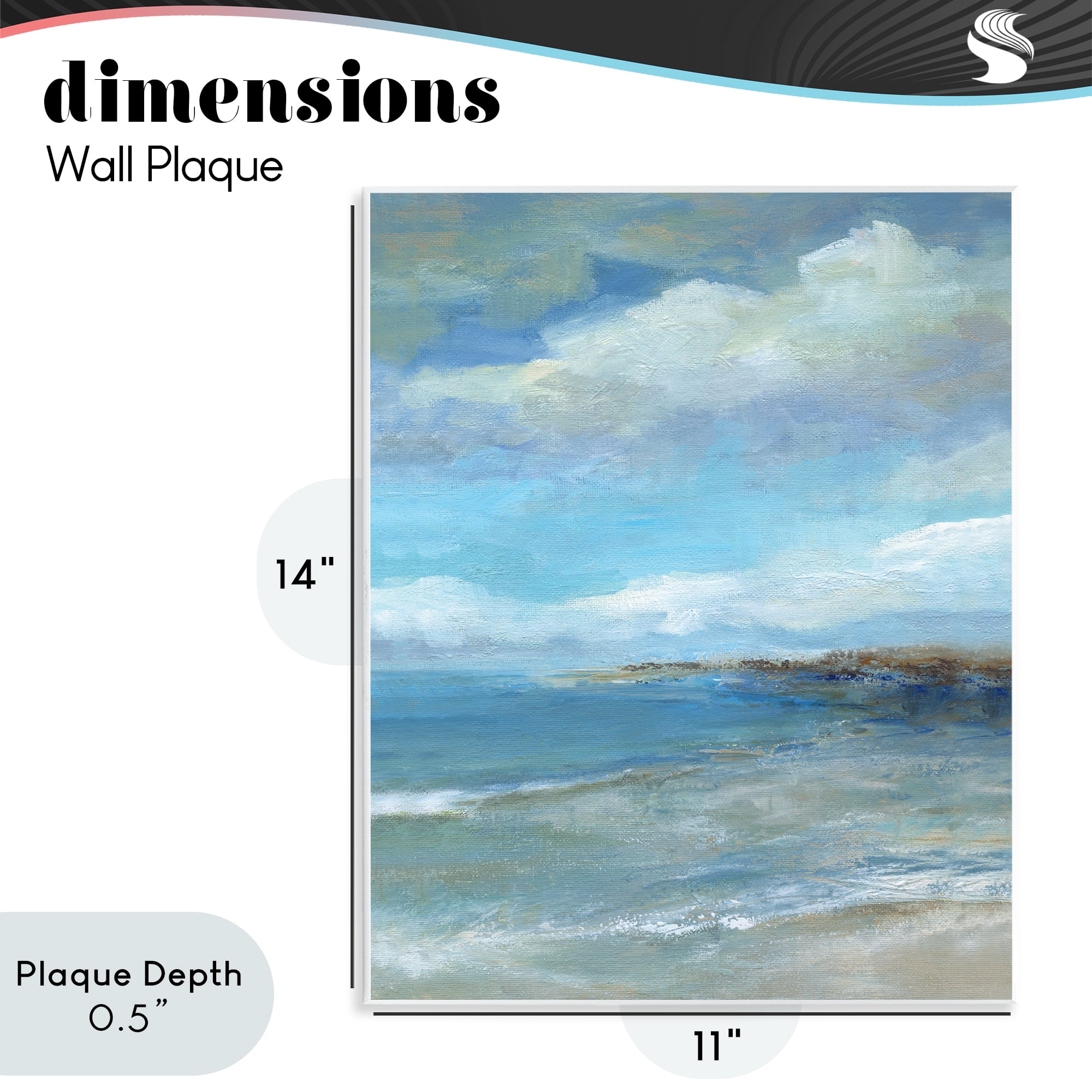 Stupell Industries Shore's Calm Breeze Wall Plaque Art, design by Carol Robinson