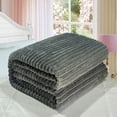 thumbnail image 3 of 70x80 Inch,Women’s Double-Sided Throw Blanket: Faux Fur & Cozy Flannel | Non-Shedding, Lightweight | Ideal Birthday Gift & Winter Home Decor（advanced gray 1 PCS） ﻿ ﻿, 3 of 5