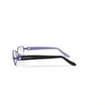 thumbnail image 6 of Rose Women's AR09 Rectangular Prescription Eyeglasses with Case, Purple, 6 of 6