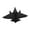 Black, variant on yotijay Giant Airplane Shaped Kite Lifelike Sports Toys for Outdoor Games Boys Girls Small