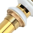 thumbnail image 4 of Tapón de Drenaje para Fregadero de Baño, de Latón Dorado, Escrudor Antiobstruciones para Lavabo, Kit de Sinbordamiento para Fregaderos Desinstaladas, 4 of 7