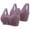 Purple, variant on Bras for Women Front Closure Plus Size Bras for Women 2-Pack Push up Brassiere No Underwire Lift Plain Full Coverage Bras Solid Embroidered Underwear for Ladies Running 48/110 Beige