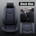 thumbnail image 1 of 1 Pcs Universal Car Front Seat Mat Covers PU Leather Breathable Cushion Pad Set Exquisite Workmanship Comfortable Antibacterial, 1 of 4