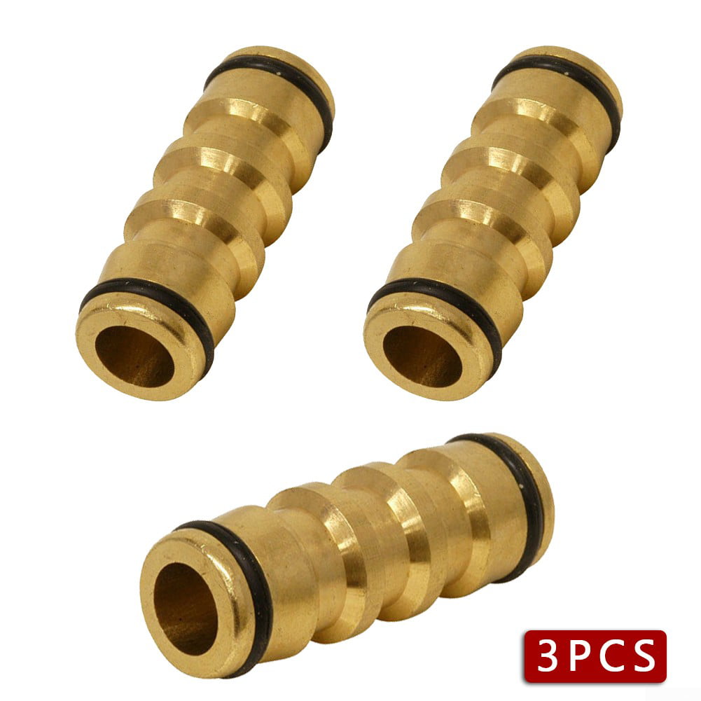 1/2" Garden Brass Thread Hose Tap Adaptor Water Pipe Connector Tube Fitting Nice