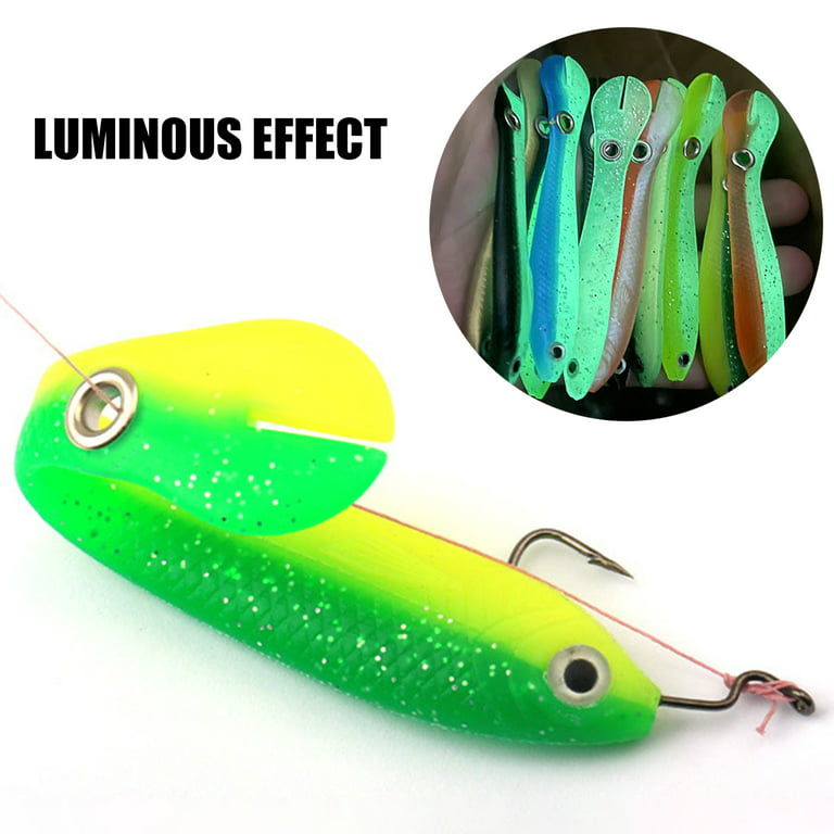 10cm/6g Dedicated Fishing Bait Double Color Separation Process Strong  Toughness Long Service Life Useful Artificial Bait for Fishing Lovers