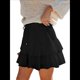 thumbnail image 2 of Falda Pantalón Estilo Bohemio con Volantes y para Mujer, Estilo Casual, de Cintura Alta, Color Negro, Talla L, 2 of 8