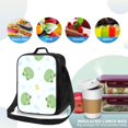 thumbnail image 4 of Honeii Kawaii Frogs Print Insulated Lunch Bag, Reusable Lunch Box for Adult, Leakproof Cooler Bag for Work Office Travel Picnic, 4 of 7