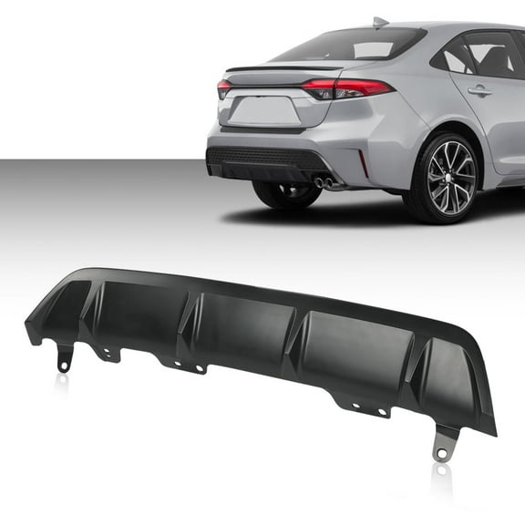 Rear Bumper Lower Valance Panel Cover Fit for Toyota Corolla XSE SE 2020-2021 5245302900 TO1144104 Black