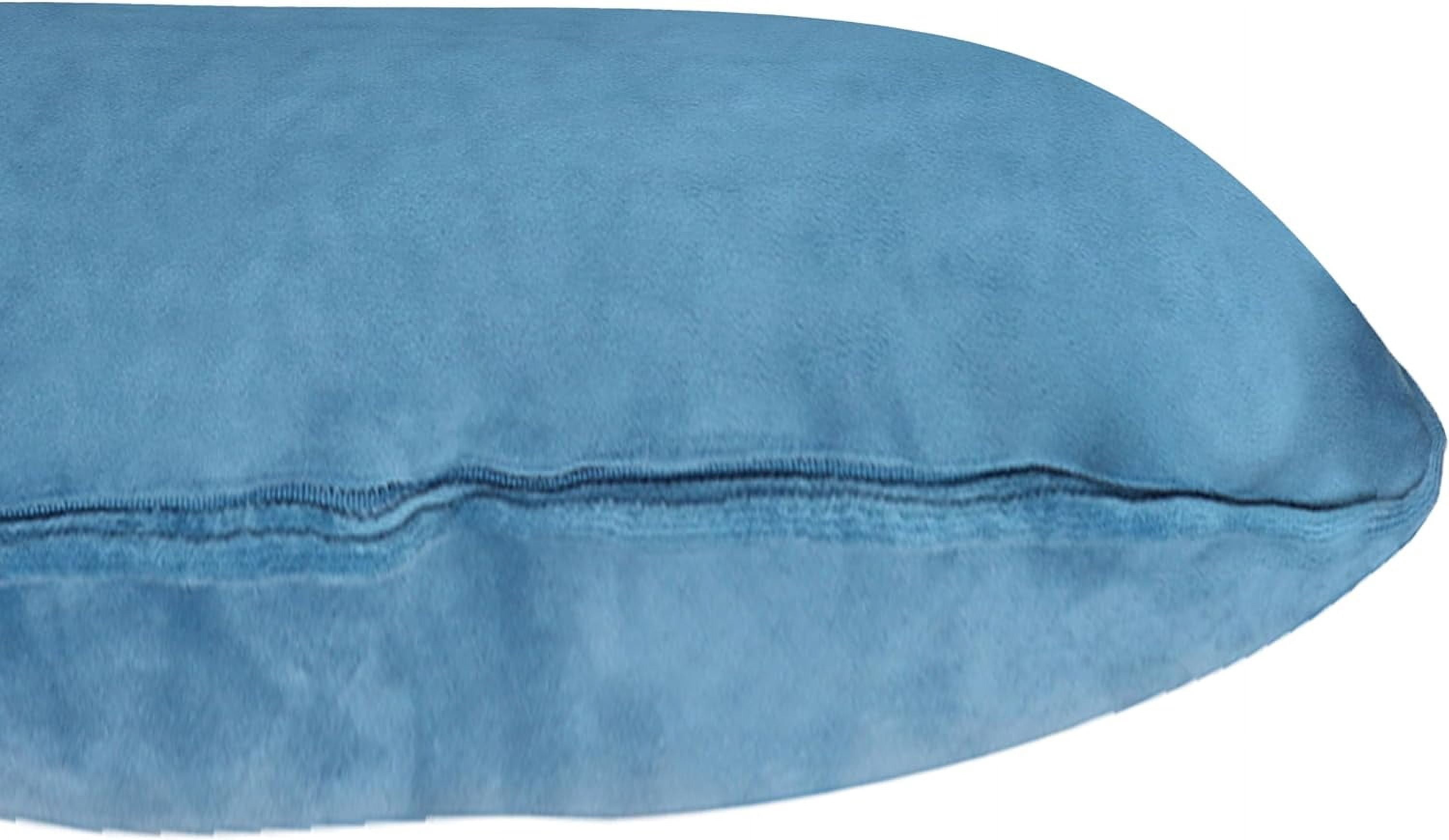 A1HC Hypoallergenic Down Alternative Pillow Inserts, 18x18 in, Square, Pack of 2, Navy Blue