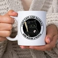 thumbnail image 2 of Black Cat I Like Cats And Baseball And Maybe 3 People 11oz White Ceramic Coffee Tea Mug, Gifts For Men, Women, Cat Lovers, Baseball Lovers, Baseball Players, On Birthday, Holiday, 2 of 7