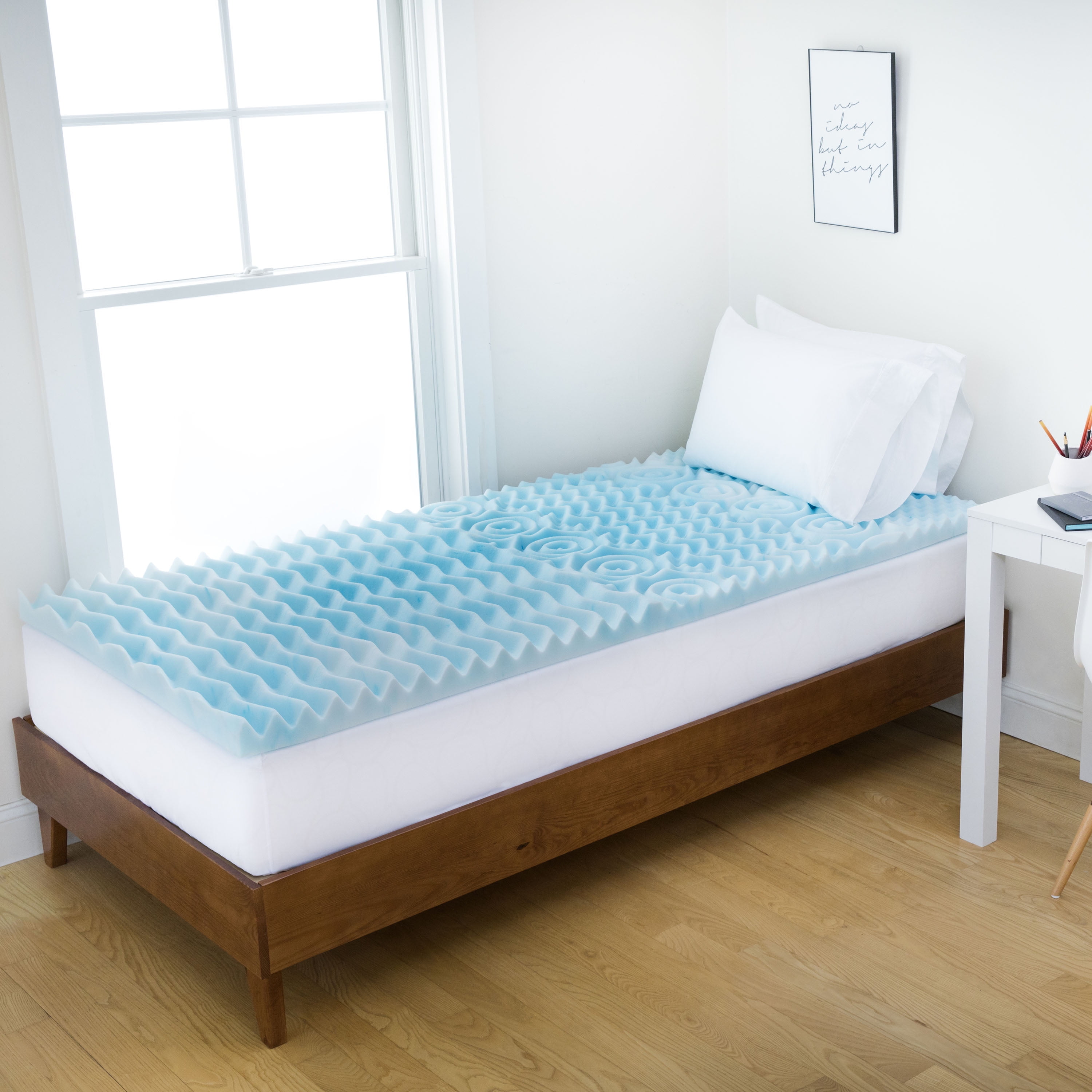 twin xl foam mattress topper