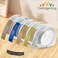 thumbnail image 1 of 5PK Dymo 3D Label Tape 9mm Embossing Tapes Candy Colors Printer Ribbon work for Dymo 12965 Labeler B90 Adhesive Sticker Printer 5 Label 10, 1 of 6